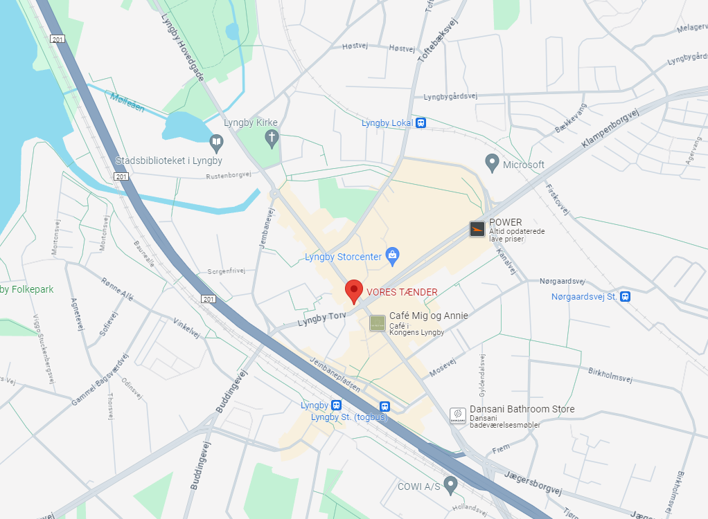 Google maps - lokation - VORES TÆNDER Tandklinik